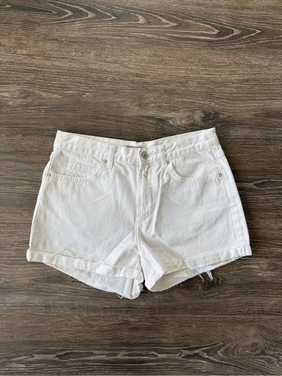 Topshop Pants - Topshop White Denim Shorts